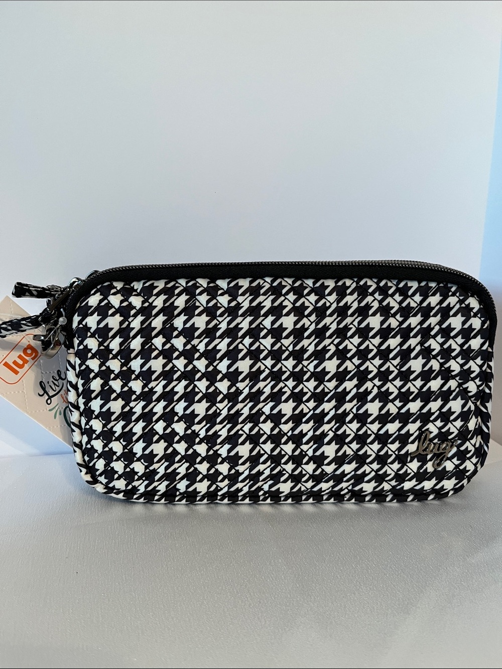 Lug - Coupe XL Convertible Crossbody Bag in Micro Houndstooth